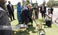 Iranian President Ebrahim Raisi plants a sapling of friendship in Pakistan