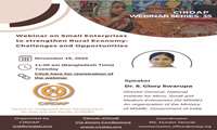 CIRDAP, Iranian Research Institute to hold webinar on rural entrepreneurship 