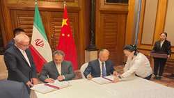 Iran, China ink MOU for agricultural cooperation 