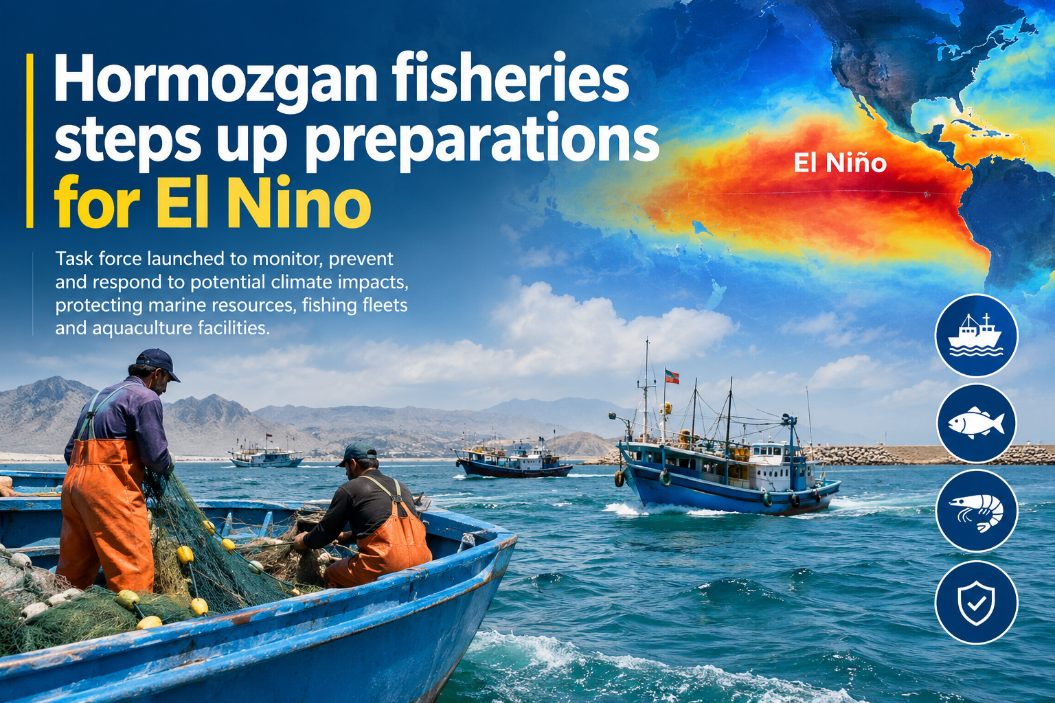 Hormozgan fisheries steps up preparations for El Nino
