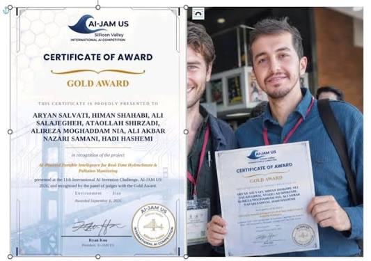 Young Iranian innovator wins gold at AI-JAM US 2026